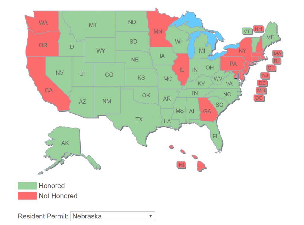 nebraska reciprocity map
