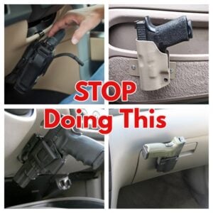 car is not a holster