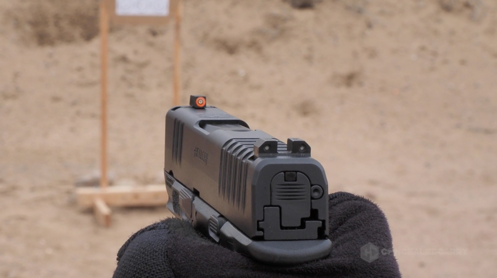 XS Sights R3D Orange Hellcat