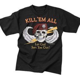 Shirts like this one sold on copgear.com are 100% legal to wear. But that does not make them a wise purchase. Think, 'is this what I want people to think I truly believe?"