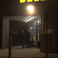 I just happen to have a picture of myself and Riley coming out of a Dollar General during the filming of our Defense After Dark video course