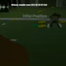 Also from the animation depicting Martin Straddling Zimmerman in the moments before the gunshot