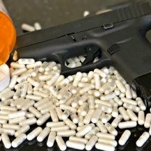 firearms and pills
