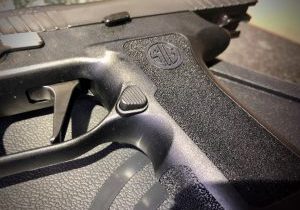 The undercut where the trigger guard meets the grip provides a higher grip and better ergonomics.