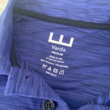 varda blue polo shirt