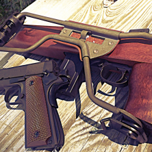 Inland Manufacturing: 1911A1 Government model and M1 Paratrooper Carbine