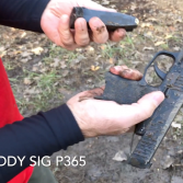 I intentially covered my P365 with mud to test it's reliability. Cleaning it was pretty fun.