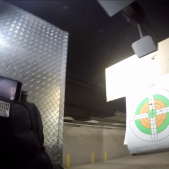 I always tend to impact high when shooting any revolver, the LCR is no different. The stock sights are not great but at 25 yards, the grouping is acceptable sans my flier)