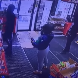 gun disarm, photo taken from video clip