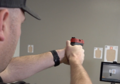 Riley shooting Mozambique drill for shooter ready challenge