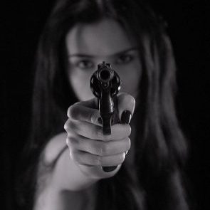 Woman Defends Herself with Gun