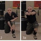 Drawing from an ankle holster in the kneeling position.