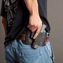 snapslide_owb_concealed_carry_gun_holsters_with_glock_19_-_black_cowhide_on_body_drawing